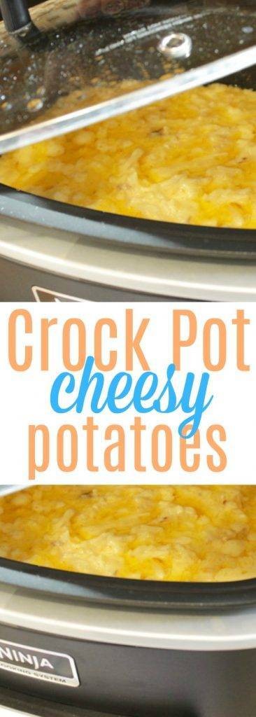 Cheesy Crockpot Potatoes Perfection