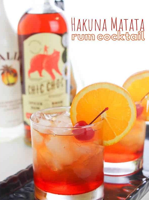 Rum Drink Inspired by Carefree Lion King Moments
