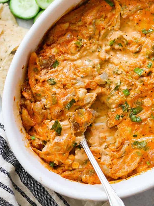 Keto Buffalo Chicken Dip Without Dairy