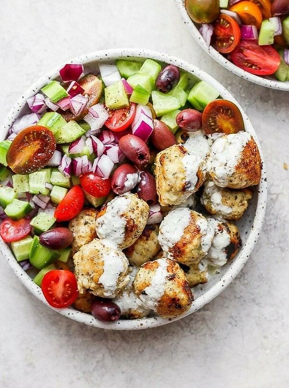 Greek Chicken Meatball Paleo Delights