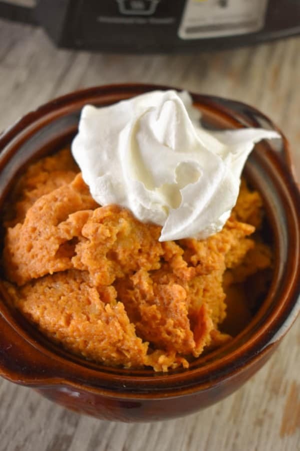 Easy Slow Cooker Pumpkin Pie Delight