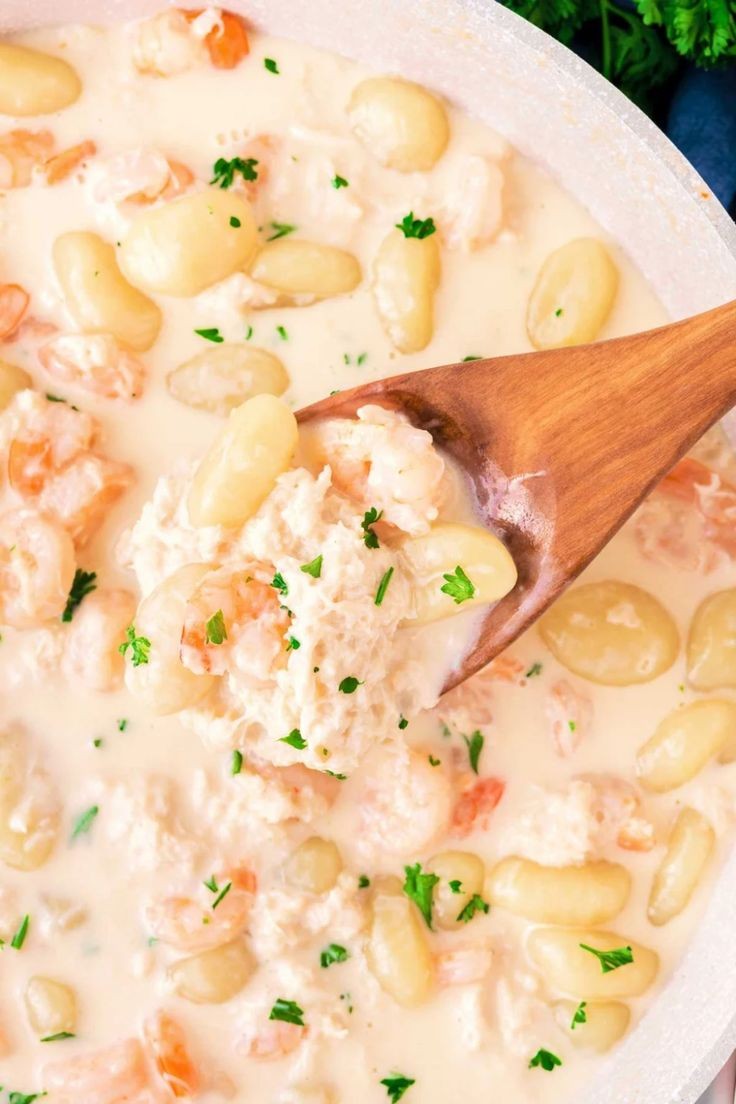 Seafood Pasta Bake with Rich Cream Sauce