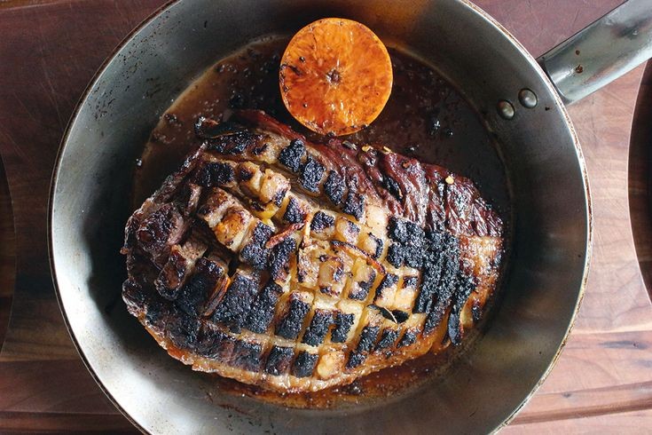 Rotisserie Grilled Picanha with Chimichurri Sauce