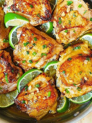 Honey Lime Chicken Thighs Recipe