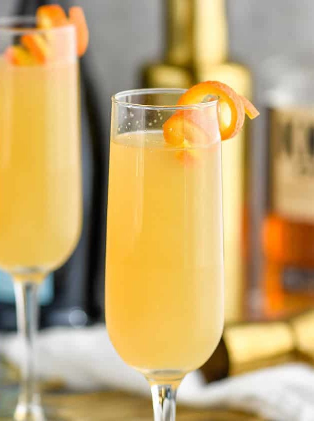 Bourbon-Infused Champagne Spritzer