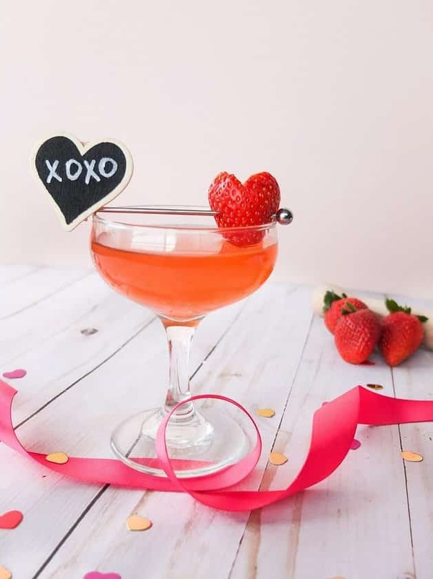 Sweet Strawberry Twist on Classic Cocktail