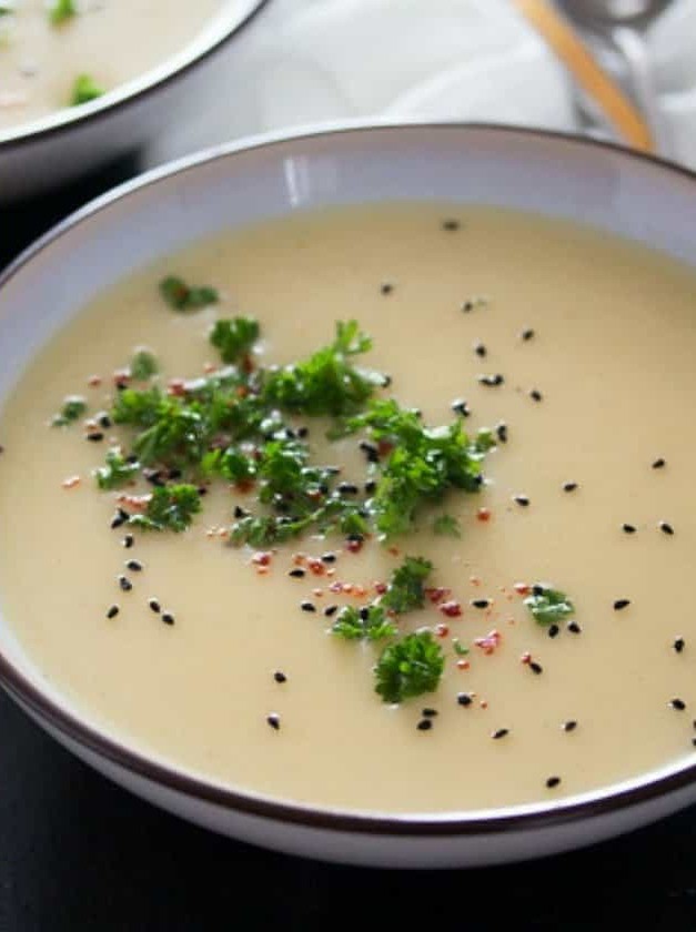 Kohlrabi Potato Cream Soup