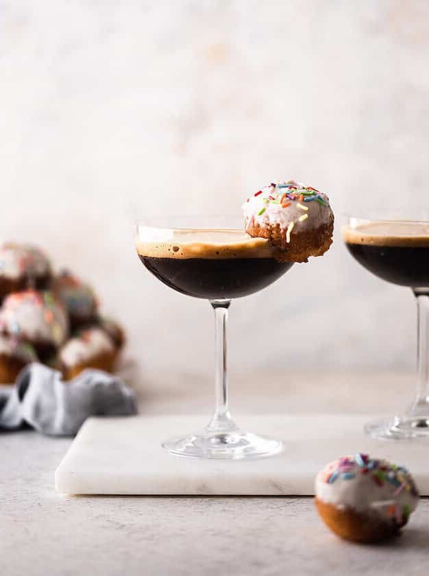 Coffee-Infused Donut Dessert Martini