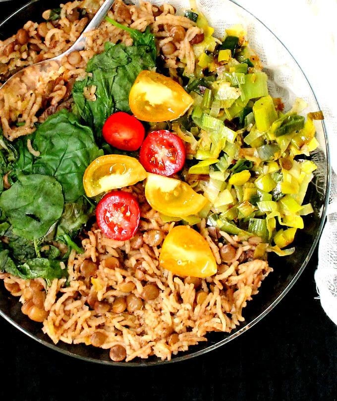 Mushroom Leek Risotto with a Creamy Twist