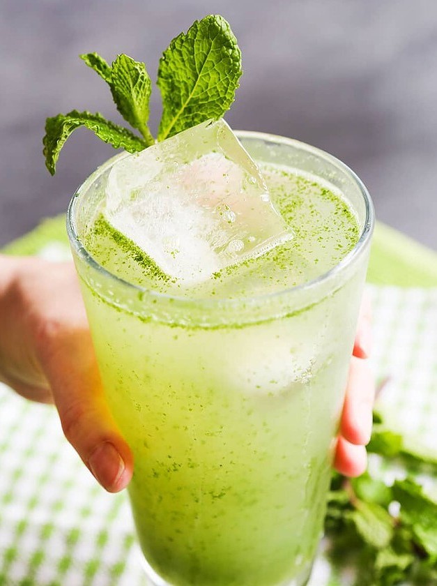 Frozen Frenzy of Fresh Mint Cooler