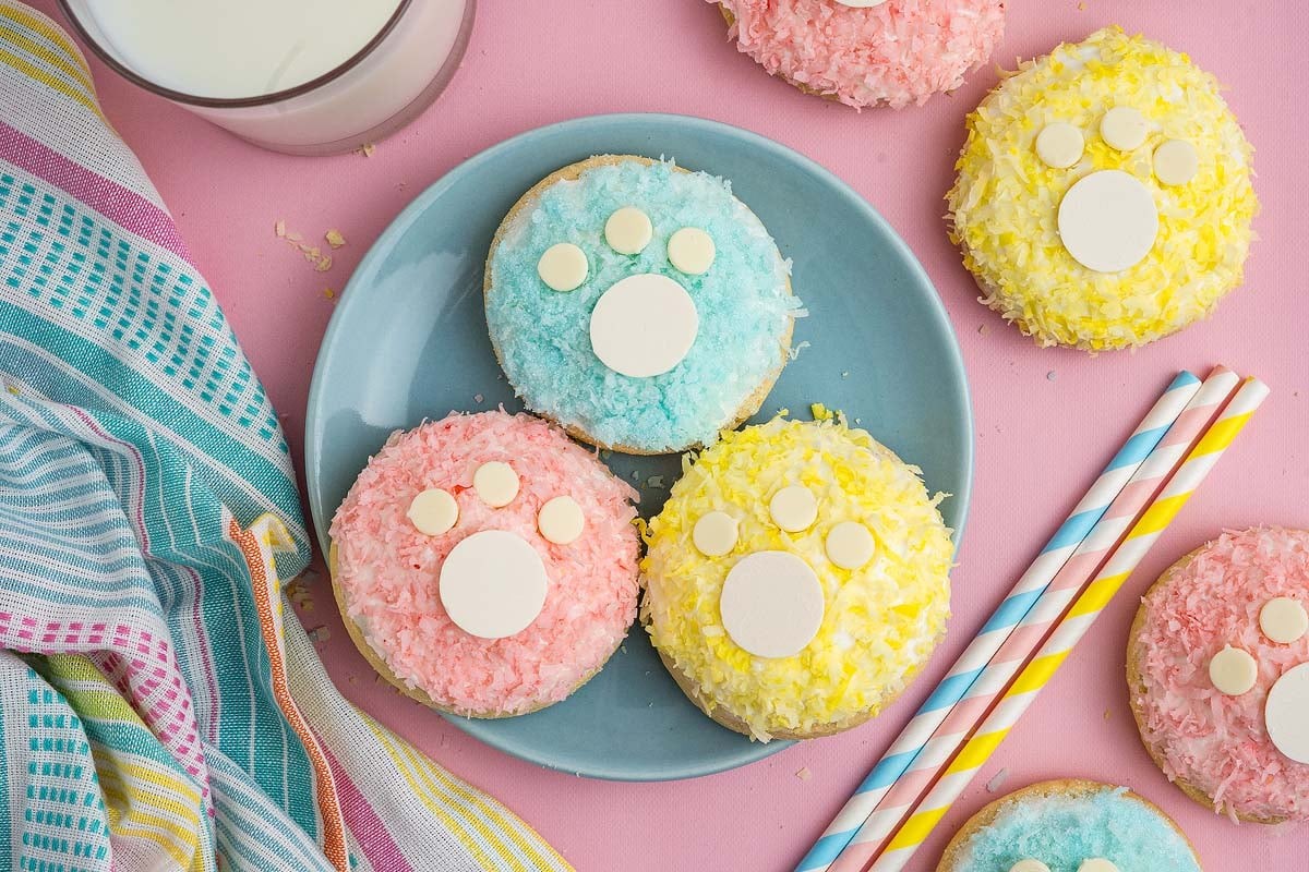 Easy Sugar Cookie Bunnies