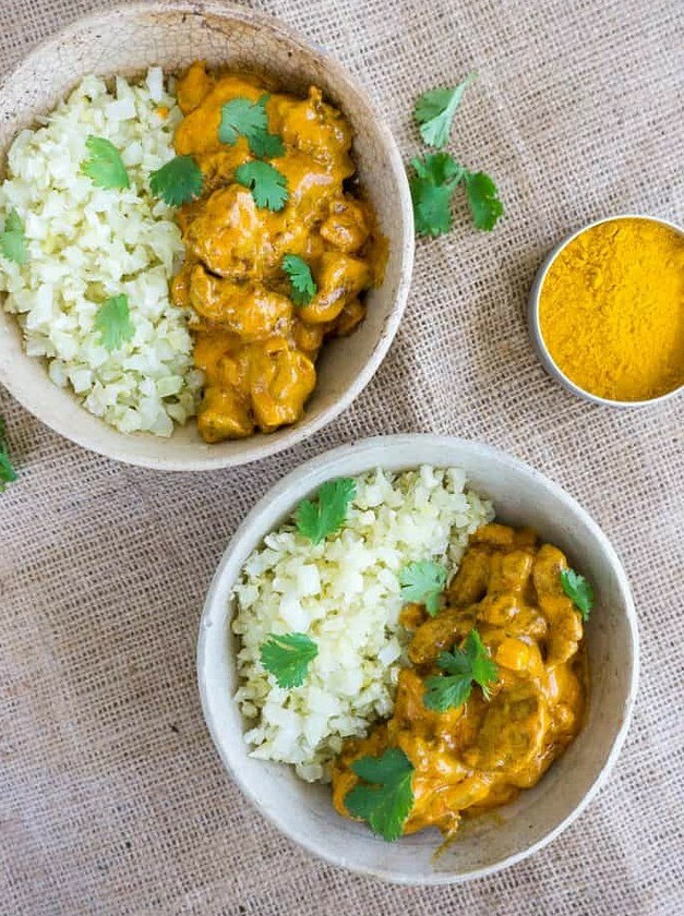Indian-Style Creamy Chicken in Keto Mode