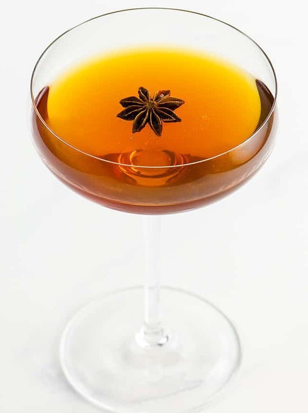 Bourbon Spice Winter Wonderland Cocktail