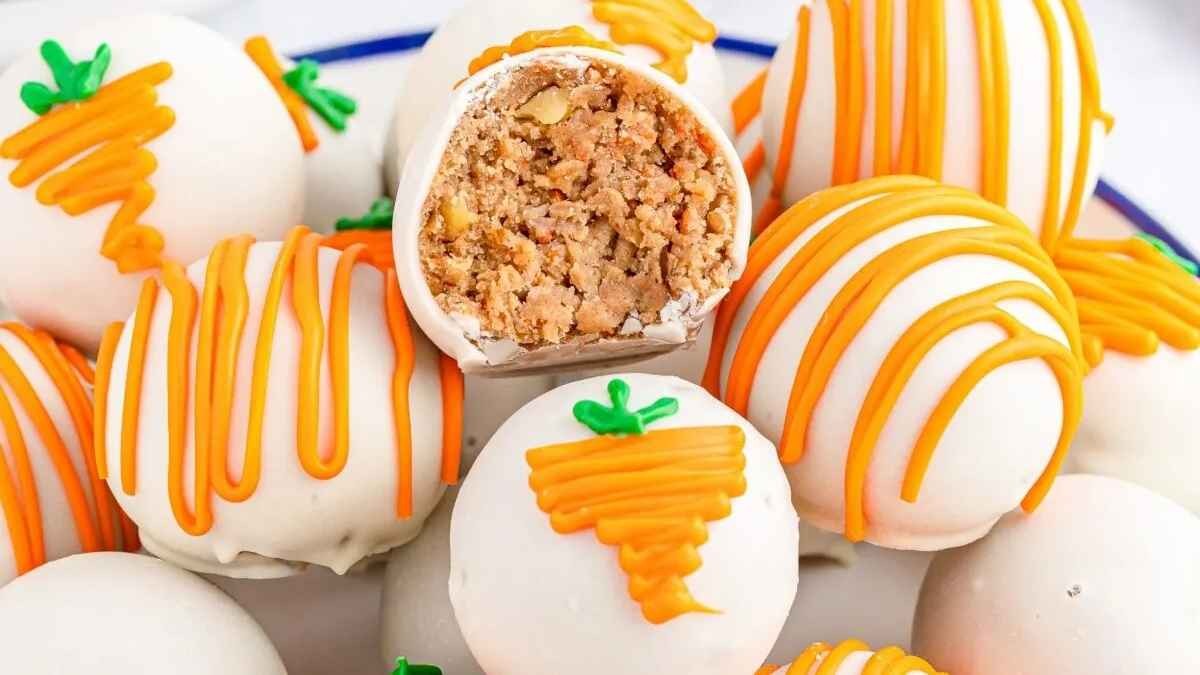Twisted Carrot Cake Cheesecake Morsels