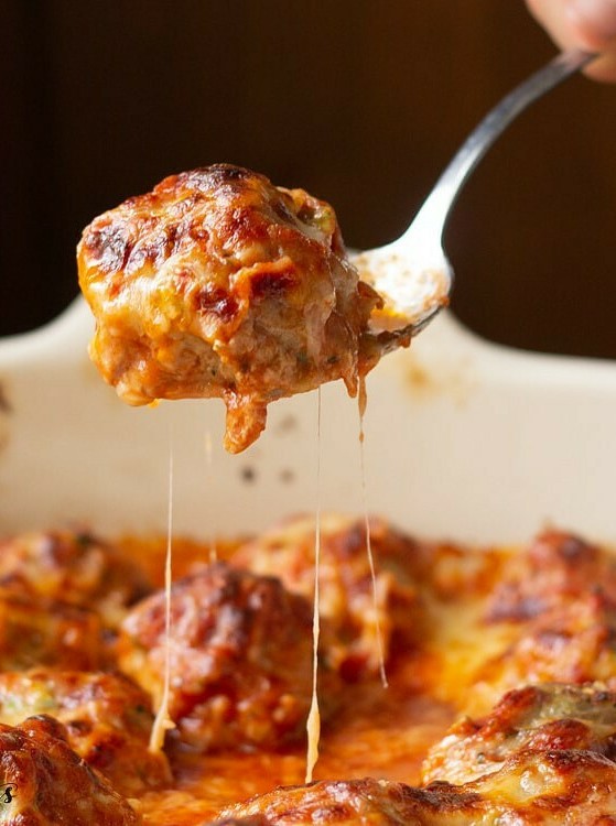 Sneaky Keto Meatball Casserole Delight
