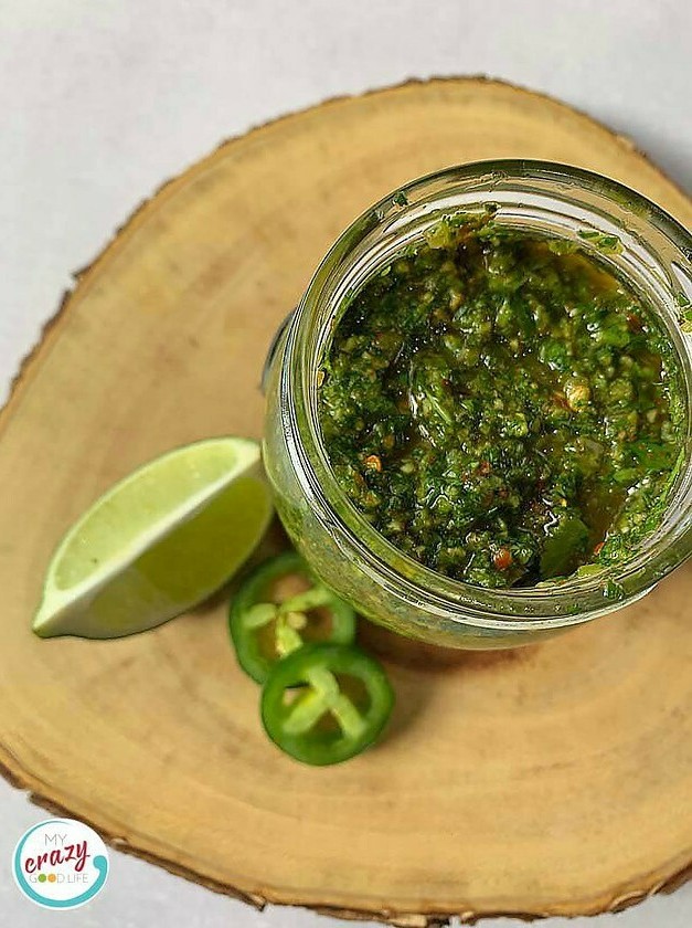 Spicy Cilantro Sauce with Jalapeño Zing