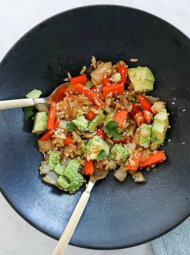 Stir Fried Rice Bowl with Vegetables