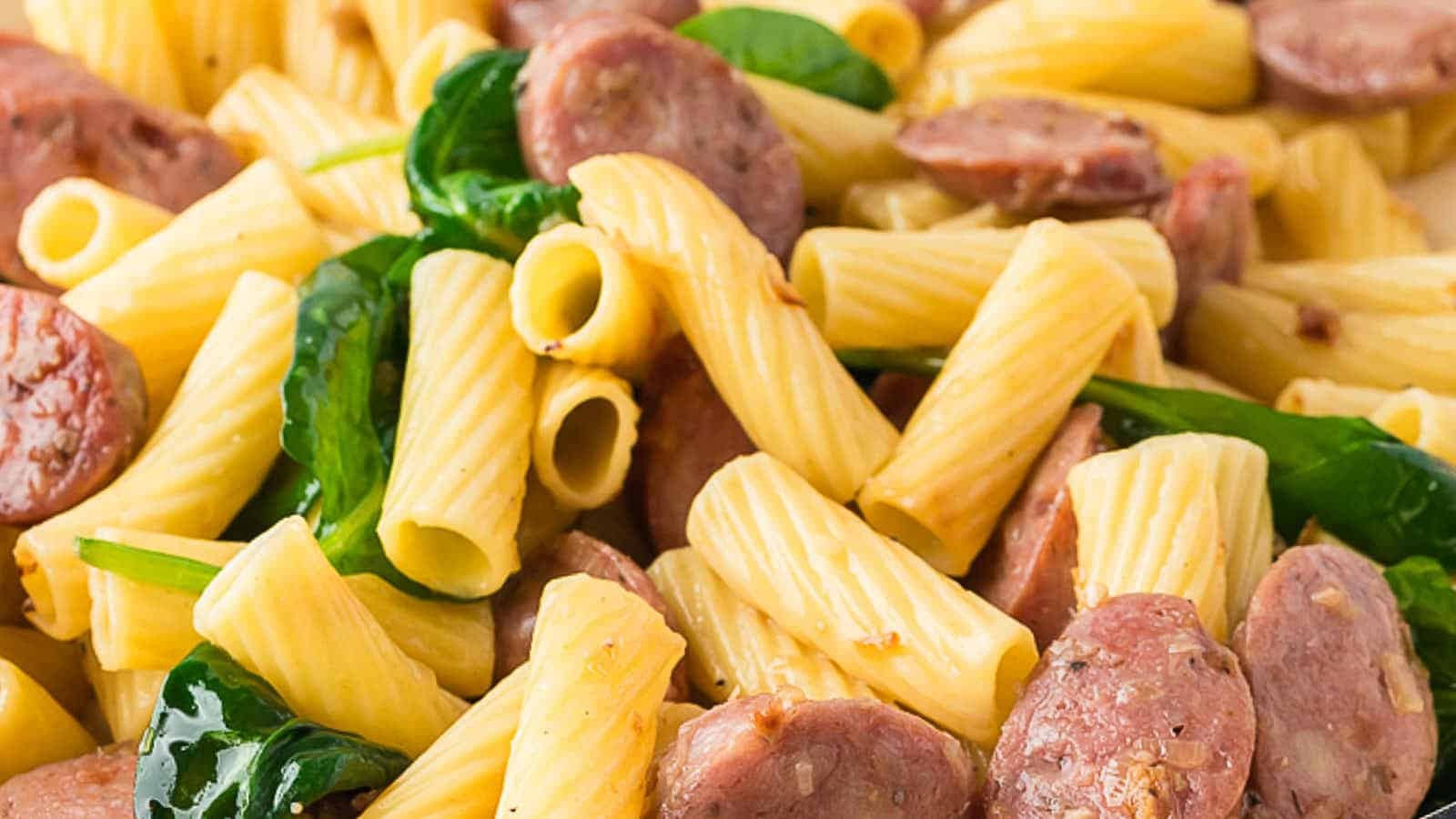 Savory Chicken Sausage Pasta Delight