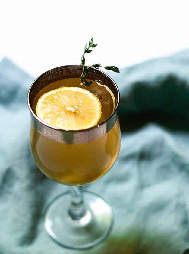 Honeyed Bourbon Bubbly Sparkler