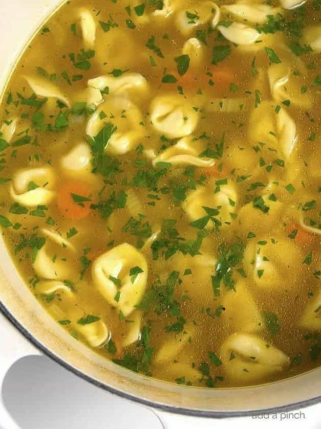 Cheesy Tortellini Soup for Busy Nights