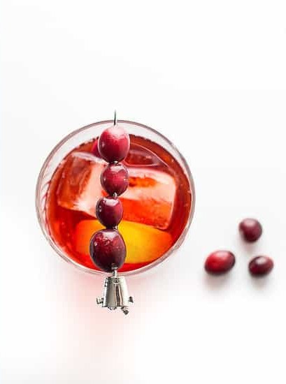 Cranberry Twist on Classic Holiday Cocktail
