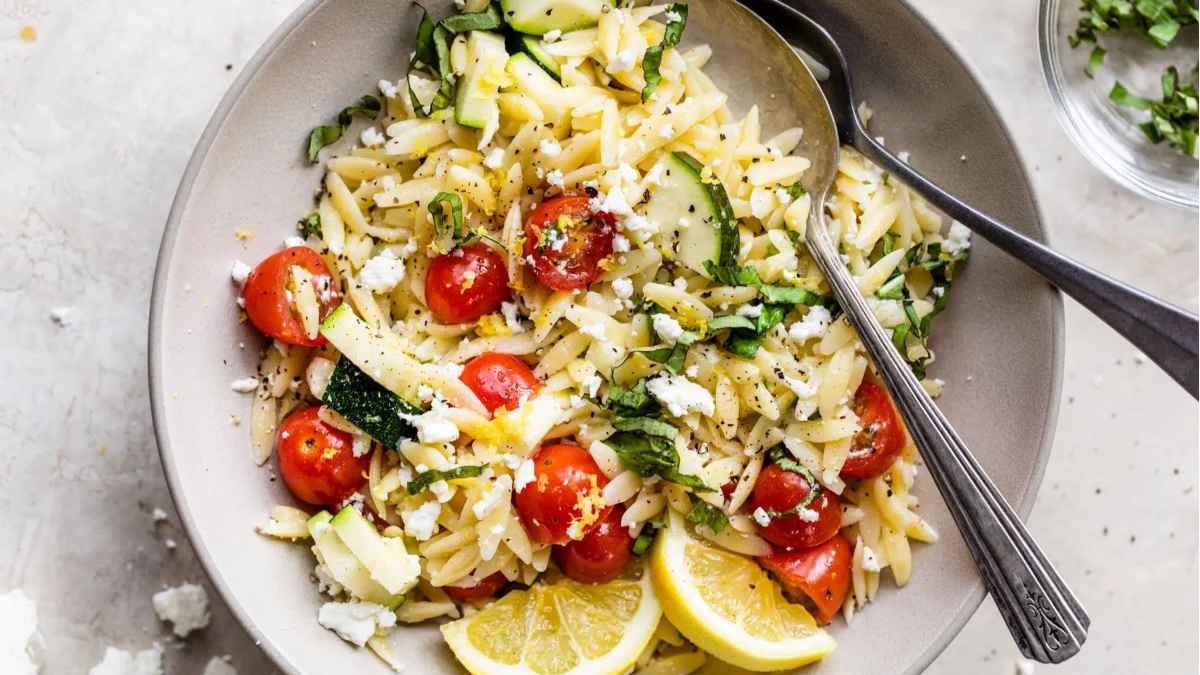Fresh Lemon Orzo Delight
