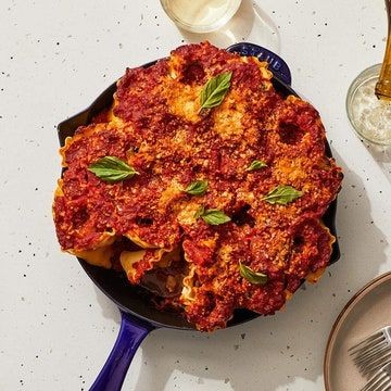 Lentil Pasta Delight with Mushrooms