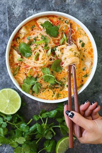 Spicy Comforting Noodle Soup