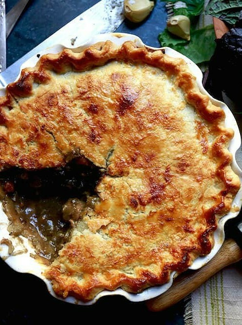 Squirrel Meat Pot Pie with Southern Twist