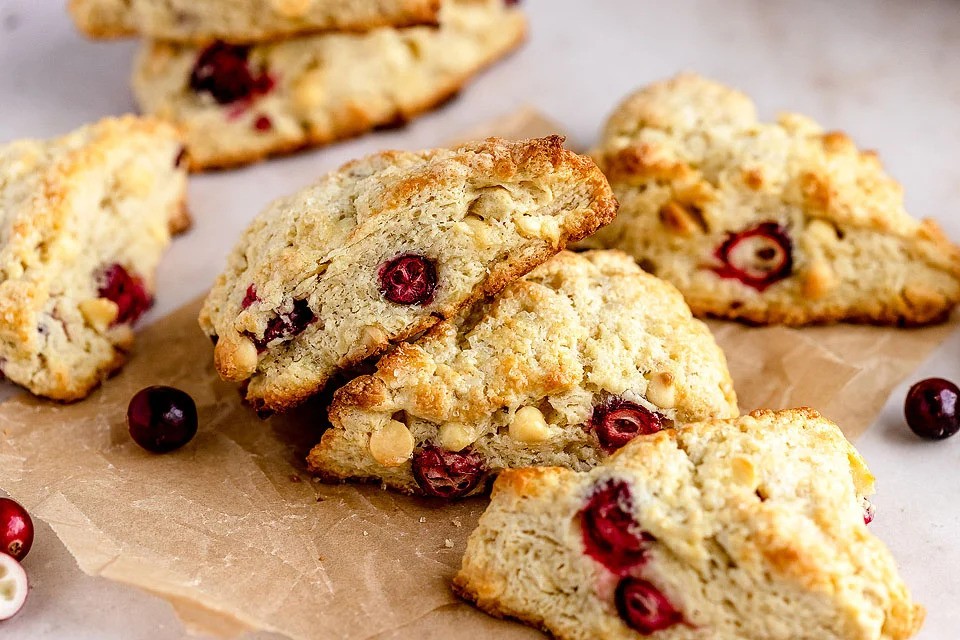 Sweet White Chocolate & Dried Cranberry Treats