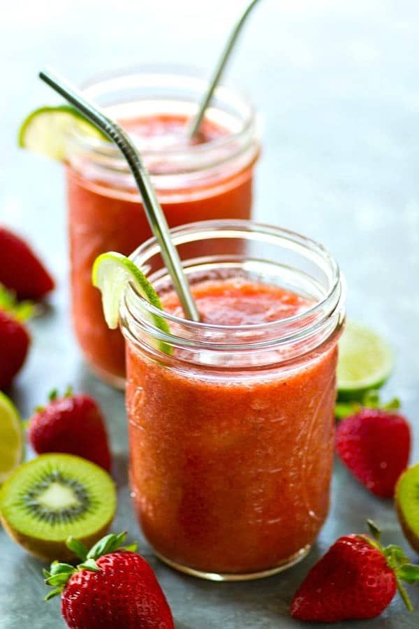 Brazilian Kiwi Lime Cachaça Cocktail