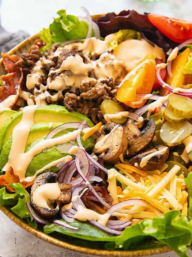 Burger in a Bowl: Customizable Delight