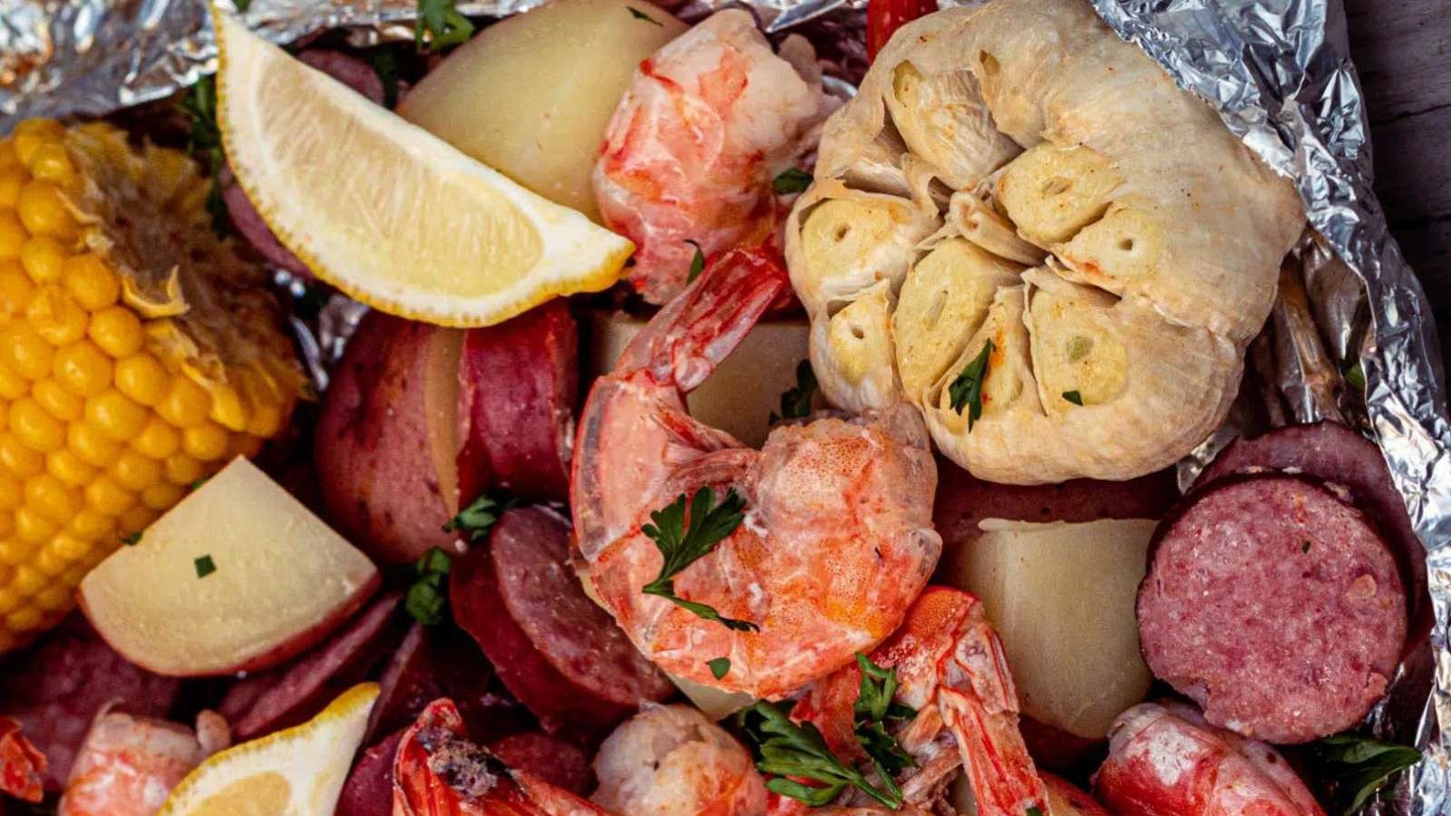 Easy Low Country Shrimp Grill Packs
