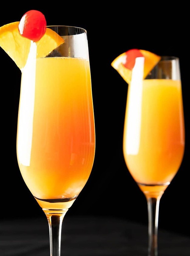 Grenadine Twist on Classic Morning Cocktail