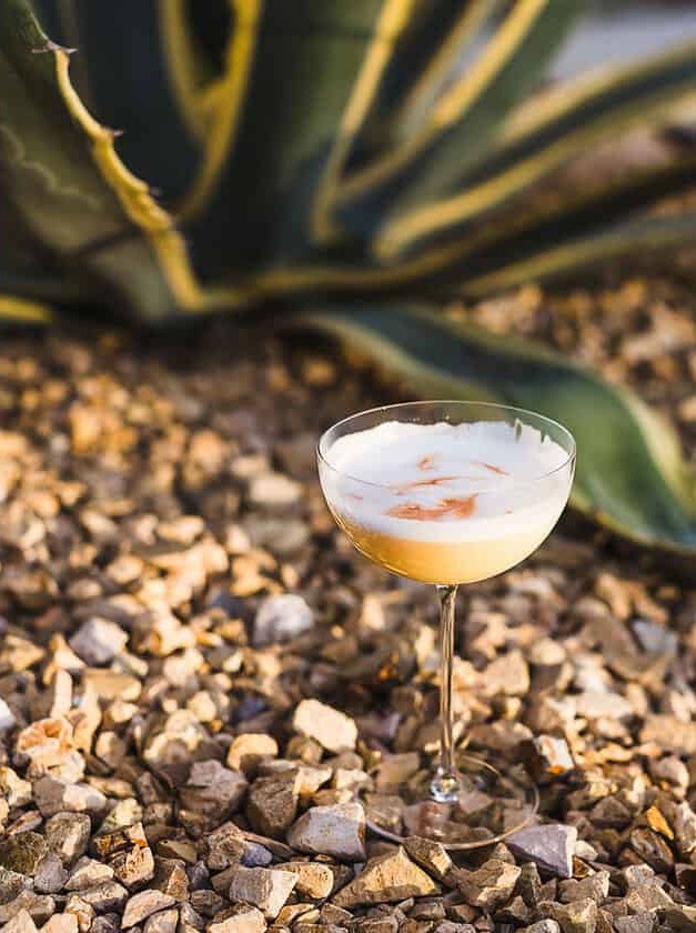 Smoked Sour Revival with Mezcal