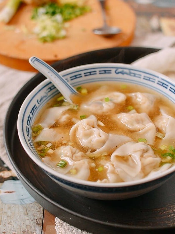 Delicious Chicken Wonton Comfort Broth