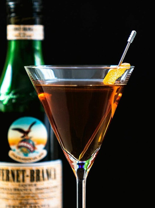 Bitter Whiskey Delight with Fernet Twist