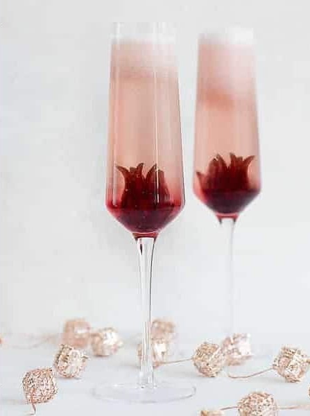 Hibiscus Ombre Champagne Brunch Delight