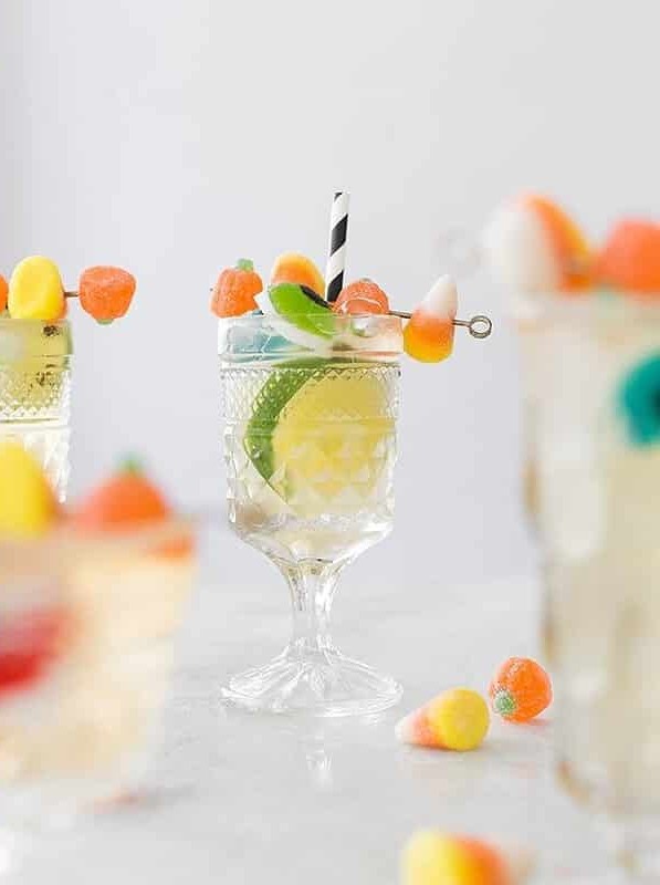 Lemongrass Spiked Punch for Halloween Gatherings