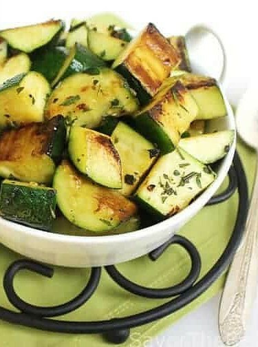 Herby Zucchini Sauté in Lemon Butter
