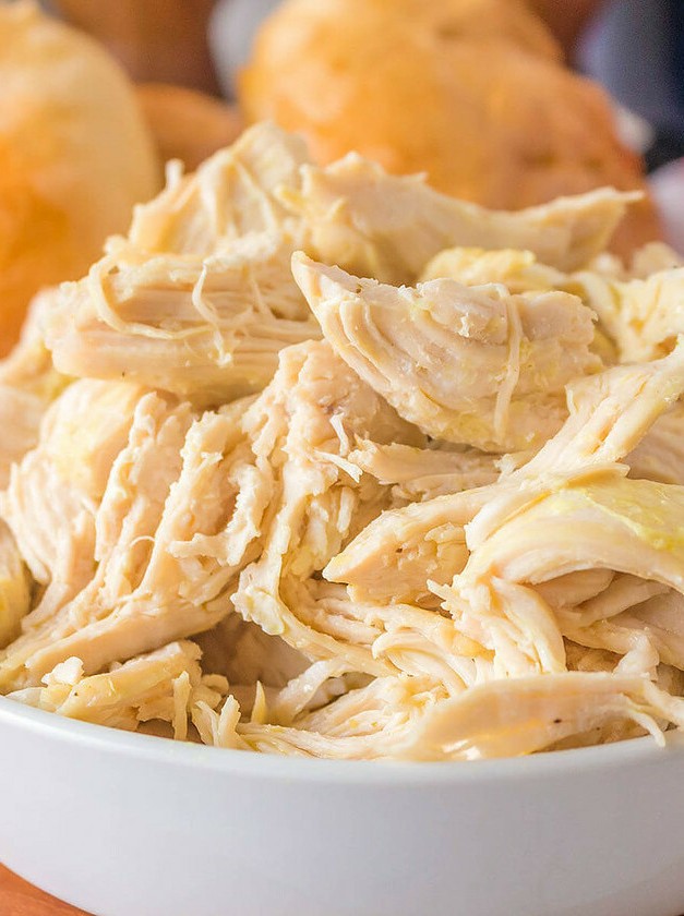 Shredded Chicken Dutch Oven Delight