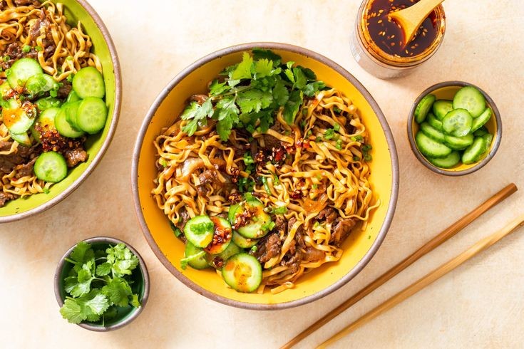 Quick Honey-Glazed Beef Noodle Delight