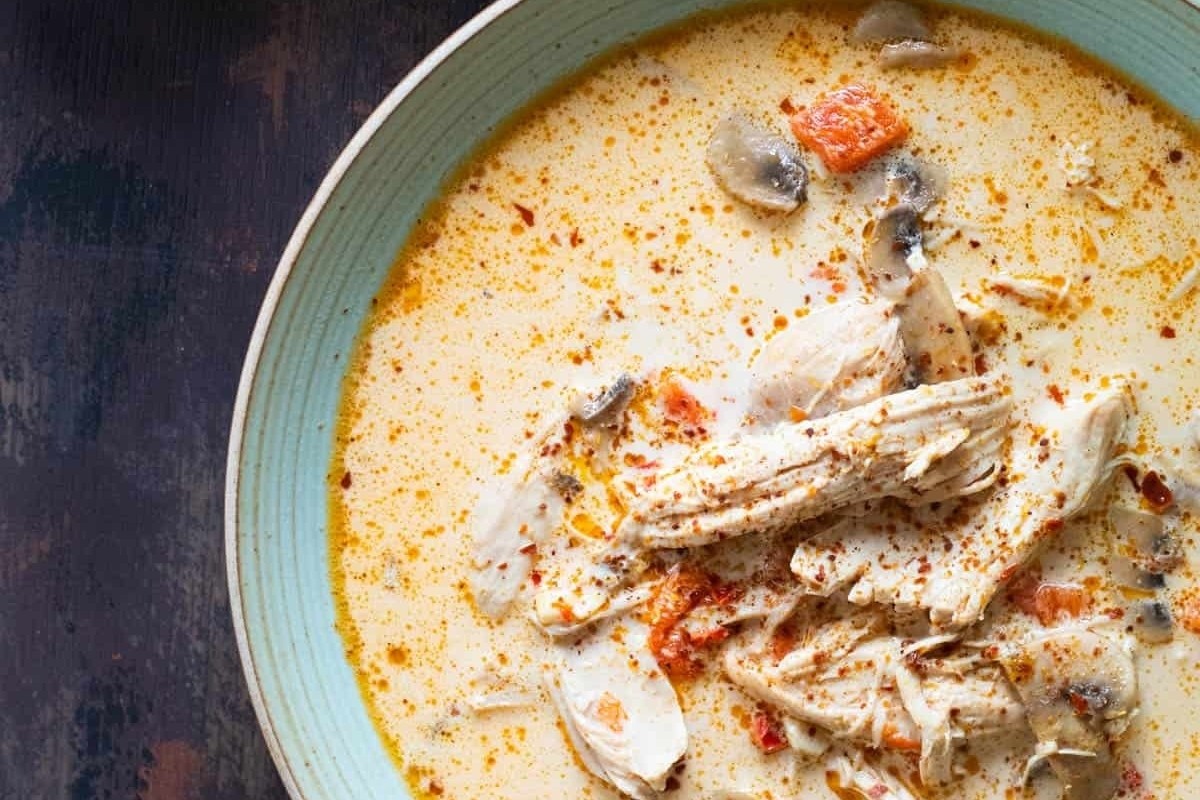 Quick Comforting Creamy Chicken Soup