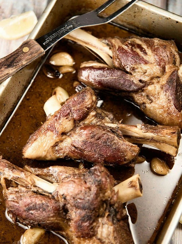 Lamb Shank Recipe with Herby Flair