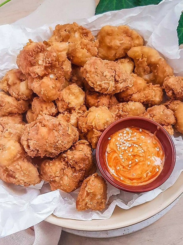 Crispy Cauliflower Bites, Vegan Style