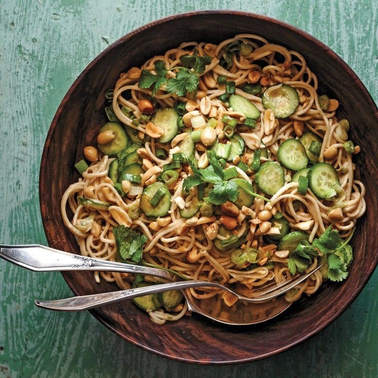 Sesame Lime Noodle Salad with Ginger Zest