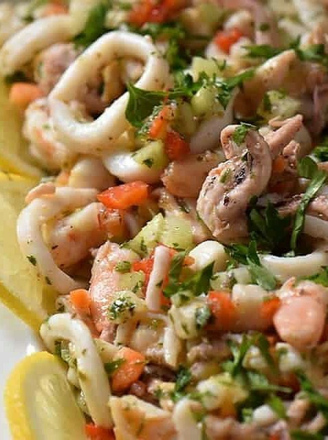 Italian Seafood Antipasto Delight