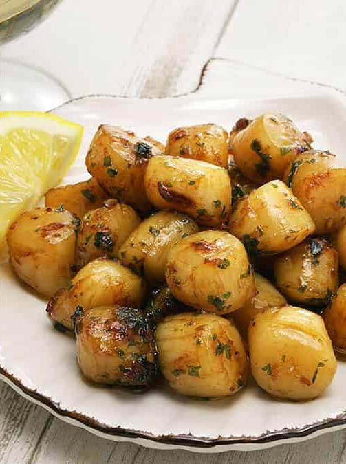 Pan-Seared Scallops in Soy Garlic Butter