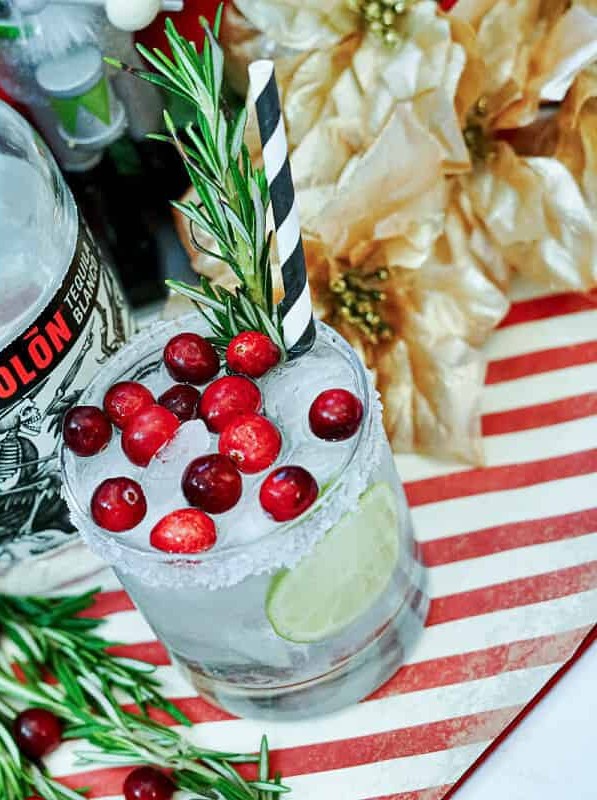 Cranberry Lime Twist on Classic Ranch Water
