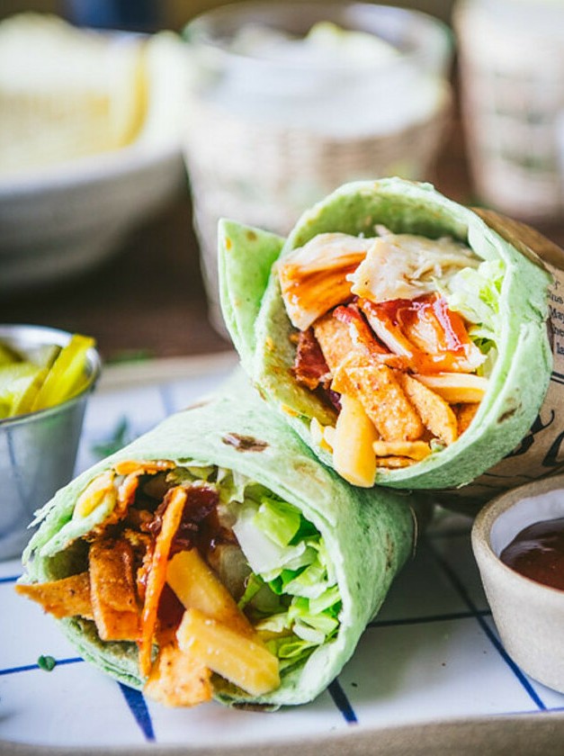 BBQ Chicken Wrap Frenzy